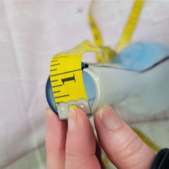 Blue and White Modern Contemporary Vase - Picture 2 of 9